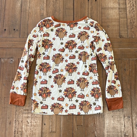 Caden lane Thanksgiving bamboo pajama top - Picture 5 of 5